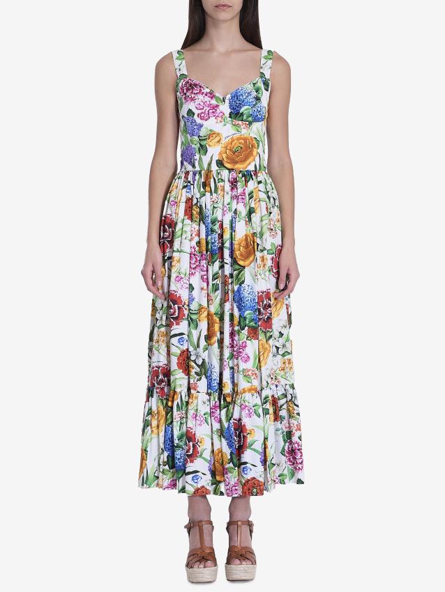 DOLCE&GABBANA - Floral midi dress