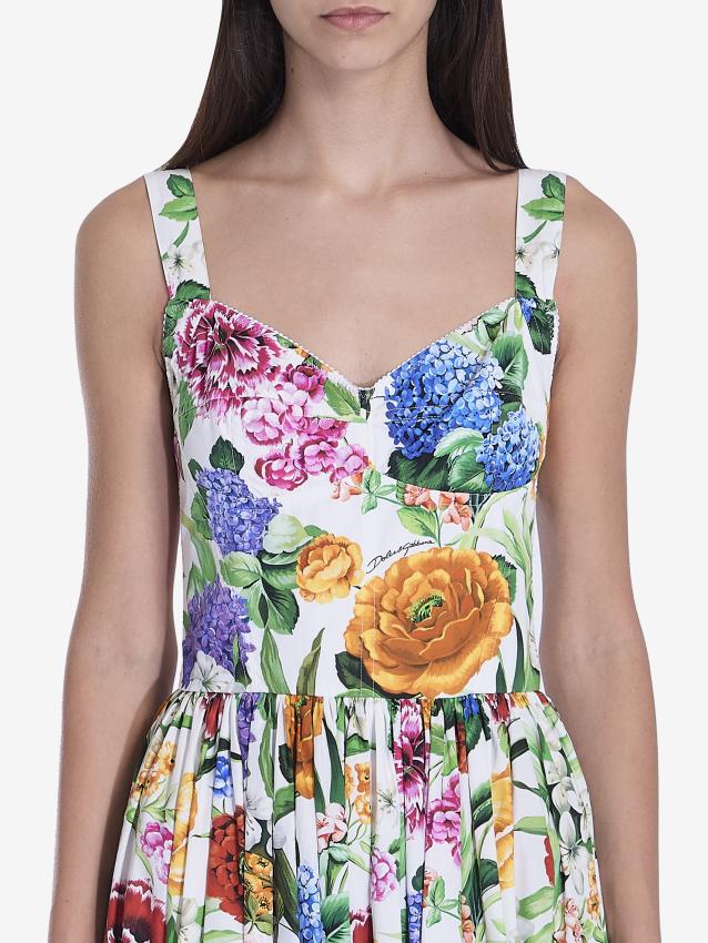 DOLCE&GABBANA - Floral midi dress