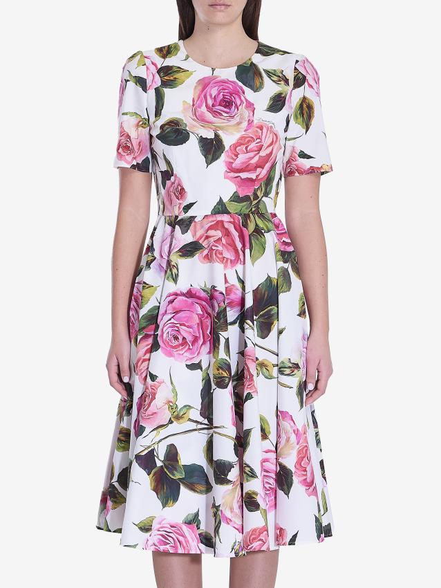 DOLCE&GABBANA - Floral midi dress