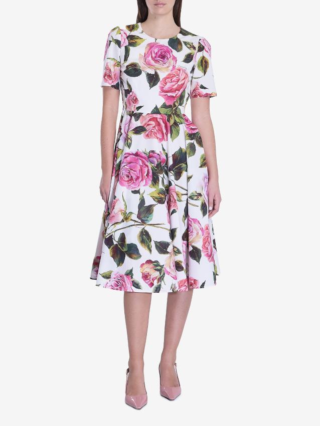 DOLCE&GABBANA - Floral midi dress