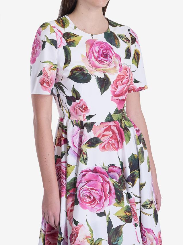 DOLCE&GABBANA - Floral midi dress