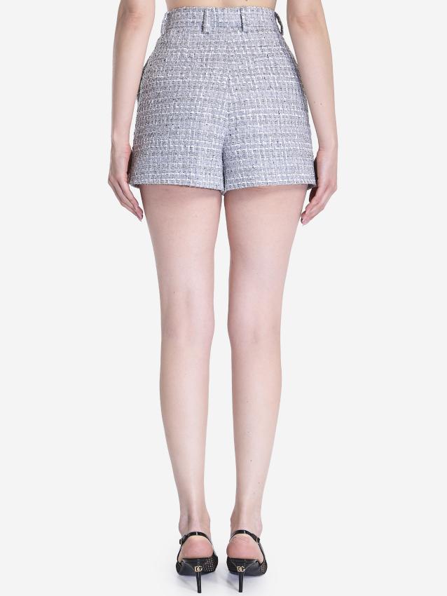 DOLCE&GABBANA - Lamé bouclé shorts