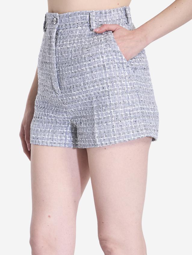 DOLCE&GABBANA - Lamé bouclé shorts