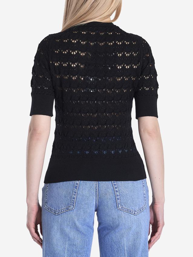 DOLCE&GABBANA - Crochet cropped t-shirt