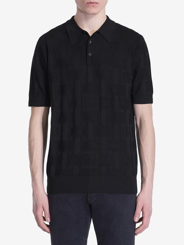 DOLCE&GABBANA - Jacquard logo polo shirt