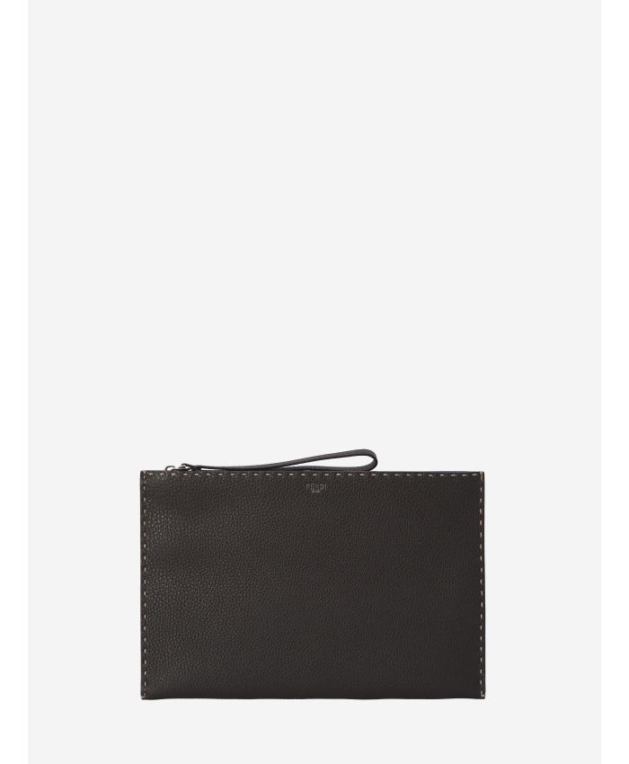 FENDI - Medium flat Selleria pouch