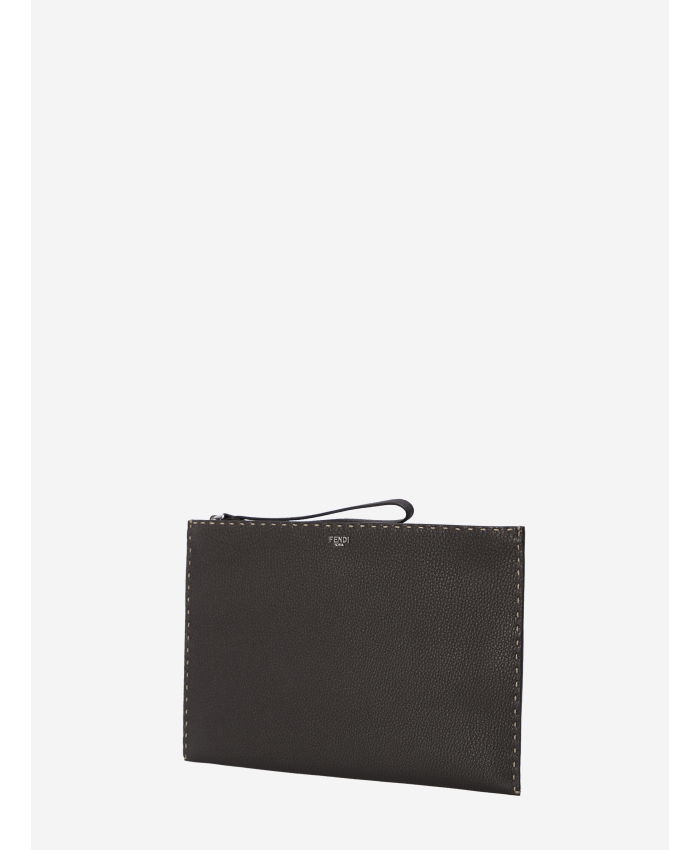 FENDI - Medium flat Selleria pouch