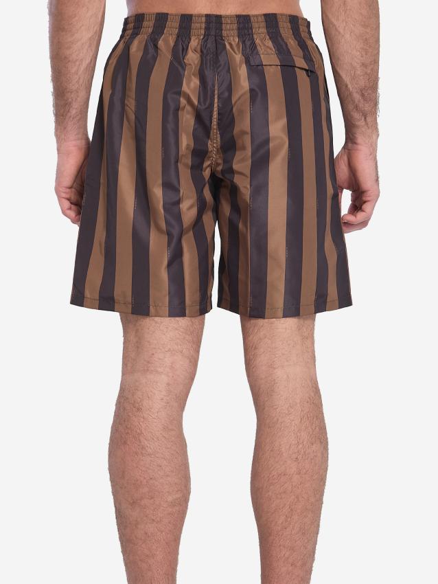 FENDI - Fendi Crest swim shorts