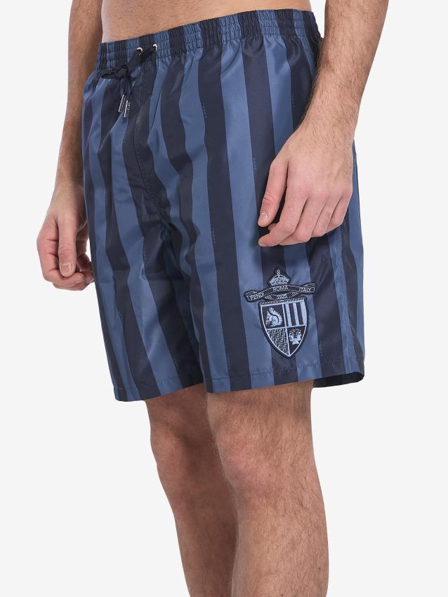 FENDI - Fendi Crest swim shorts