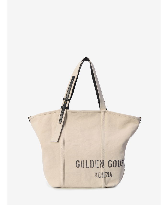 GOLDEN GOOSE - Canvas shopping bag