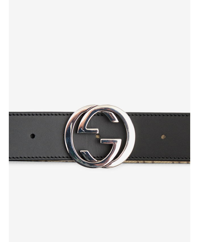 GUCCI - Reversible GG Supreme belt