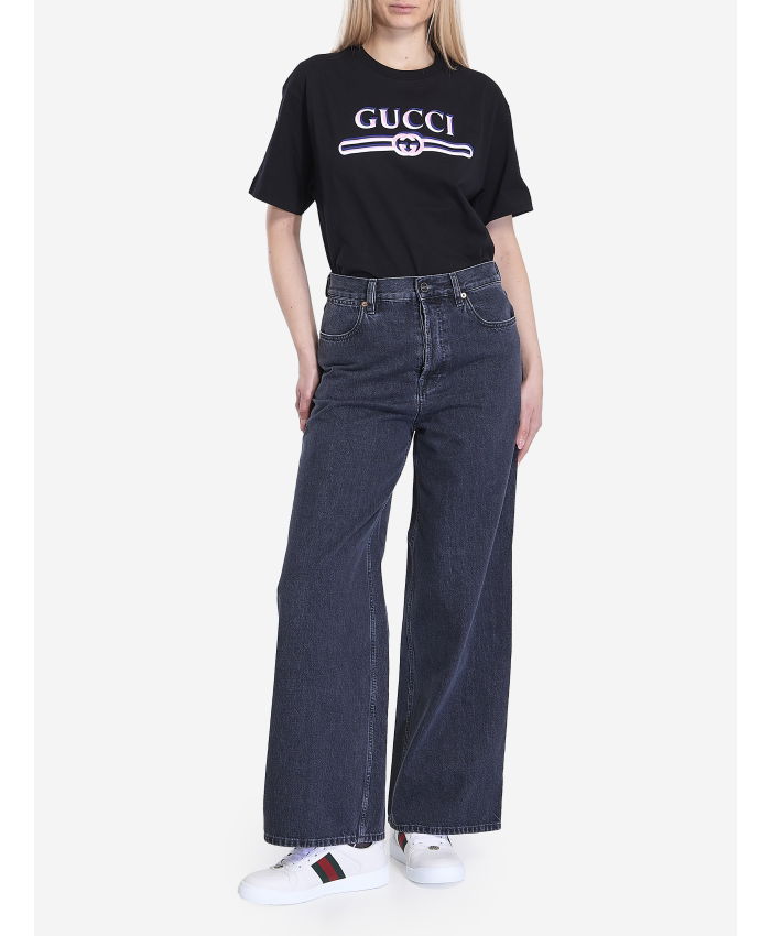 GUCCI - Printed logo t-shirt