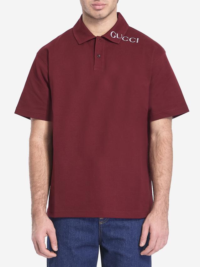 GUCCI - Polo shirt with logo