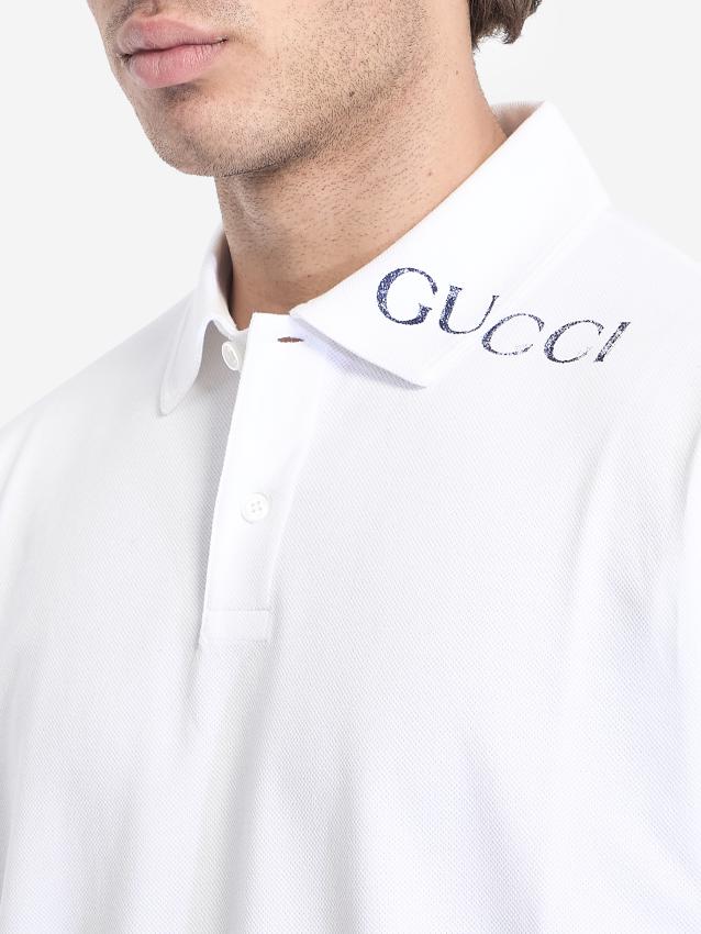 GUCCI - Polo shirt with logo