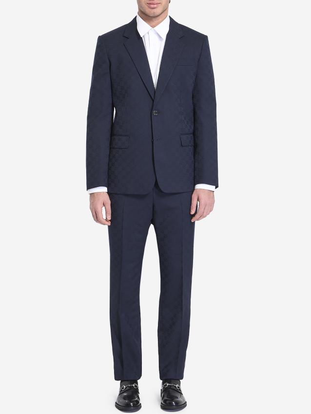 GUCCI - GG wool jacquard suit