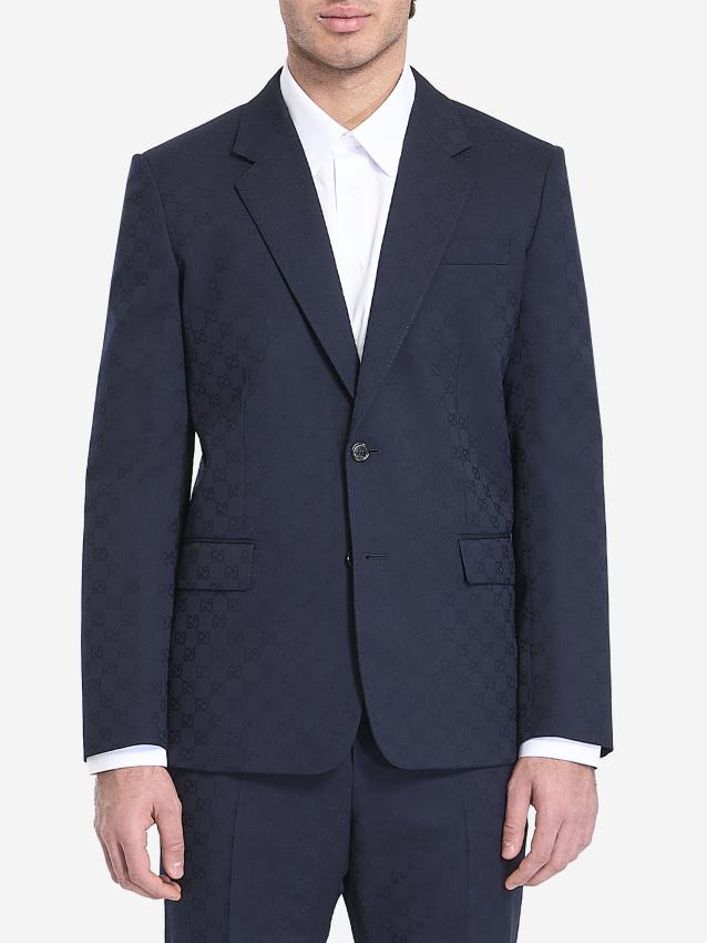 GUCCI - GG wool jacquard suit