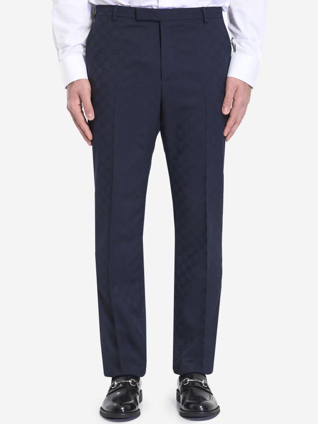 GUCCI - GG wool jacquard suit