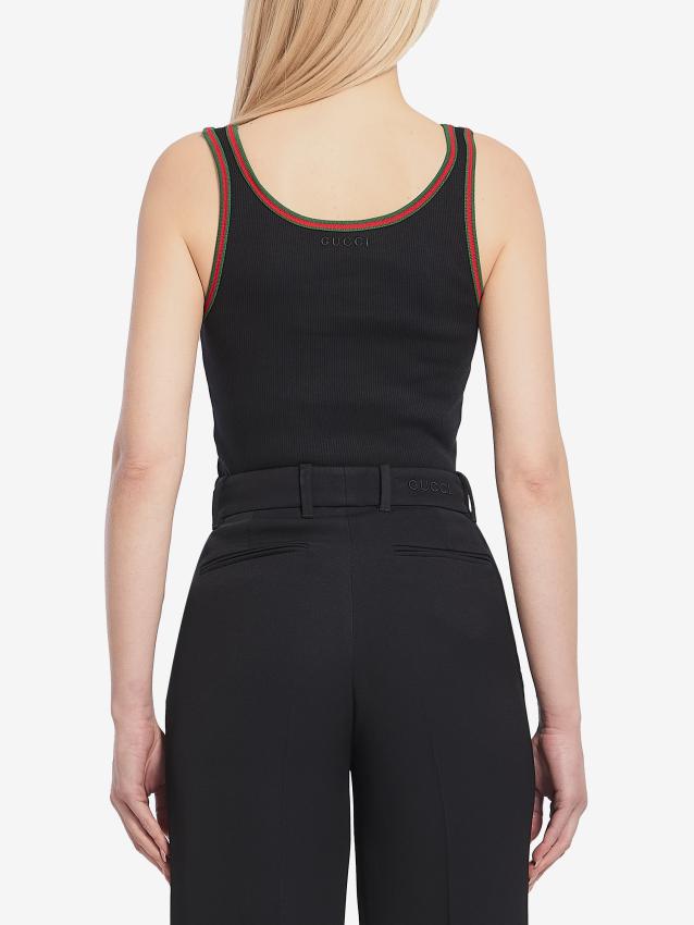 GUCCI - Web tank top