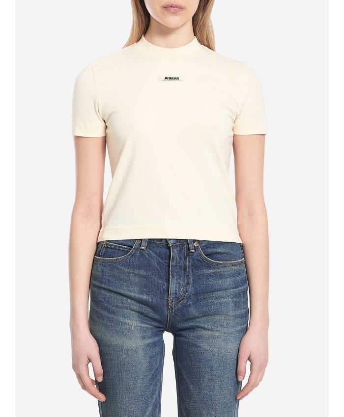 JACQUEMUS - Cropped t-shirt Gros-Grain