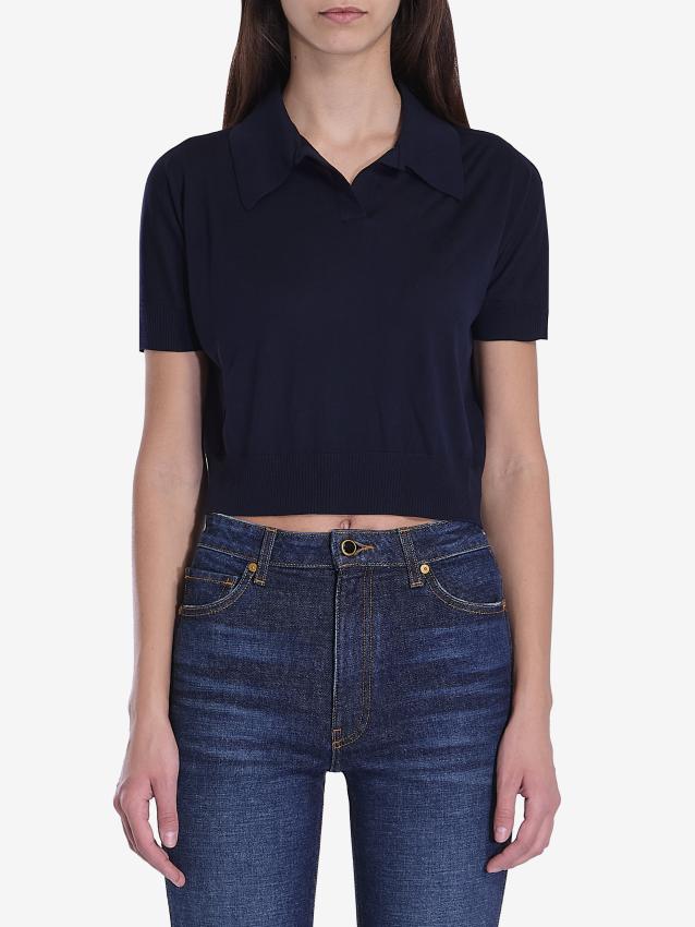 KHAITE - Morgane polo shirt