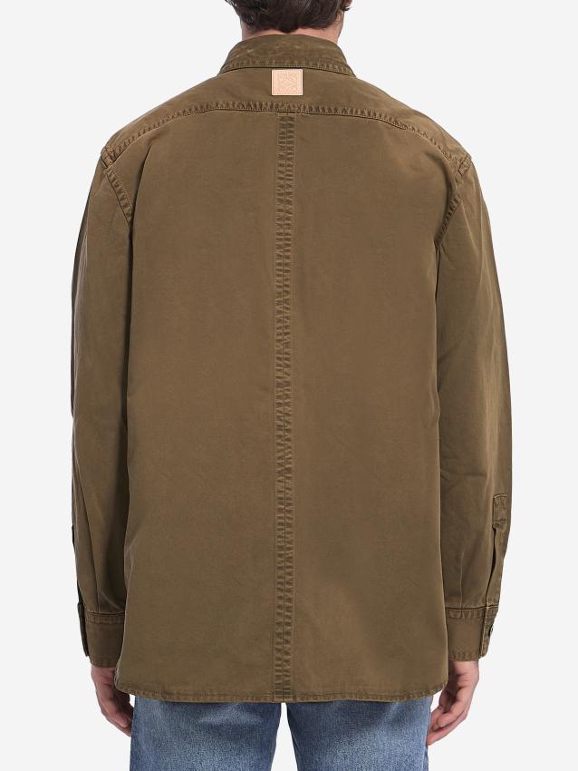 LOEWE - Overshirt in cotone