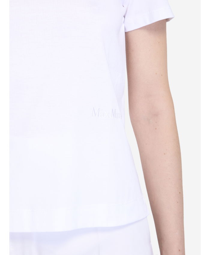 MAX MARA - Embroidered logo t-shirt