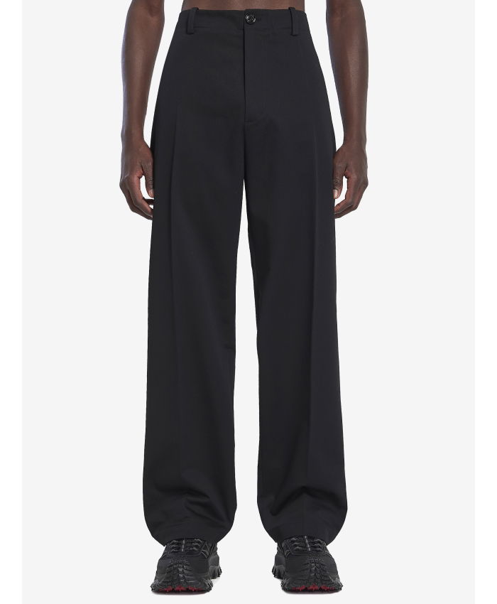 MONCLER FRAGMENT - Cotton gabardine trousers