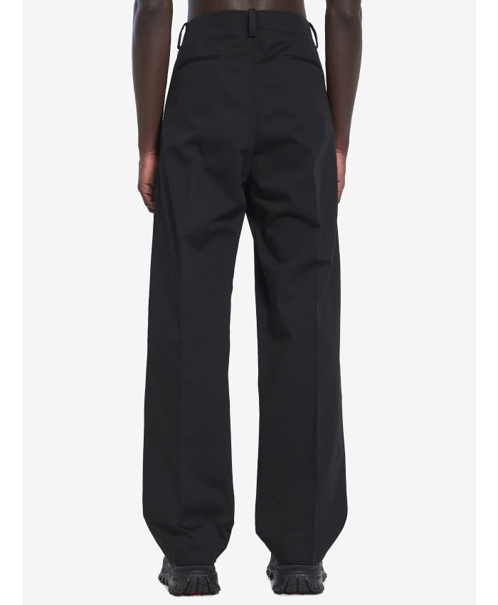 MONCLER FRAGMENT - Cotton gabardine trousers