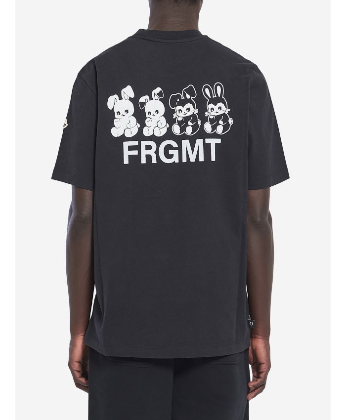 MONCLER FRAGMENT - Cartoon logo t-shirt