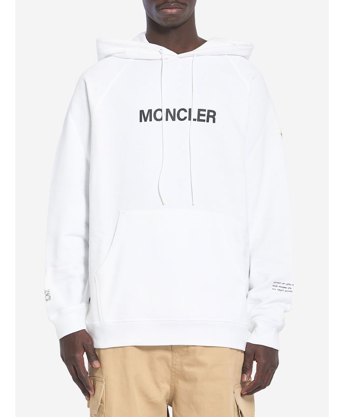 MONCLER FRAGMENT - Cartoon logo hoodie