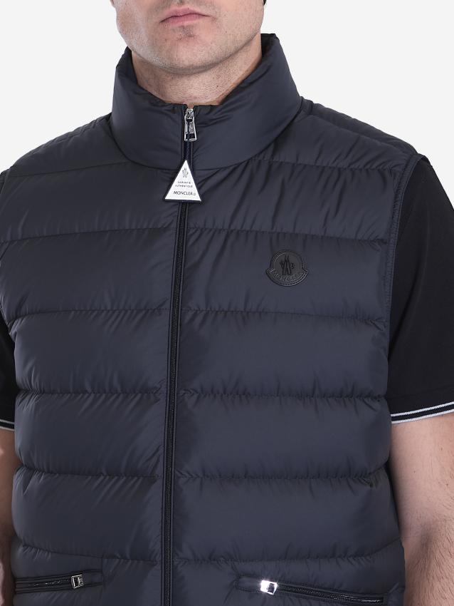 MONCLER - Vest padded with Lechtal down