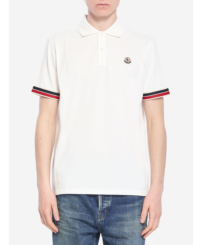 MONCLER - Polo in cotone