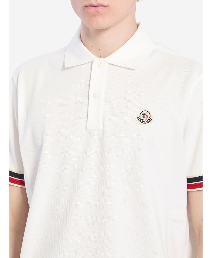 MONCLER - Polo in cotone