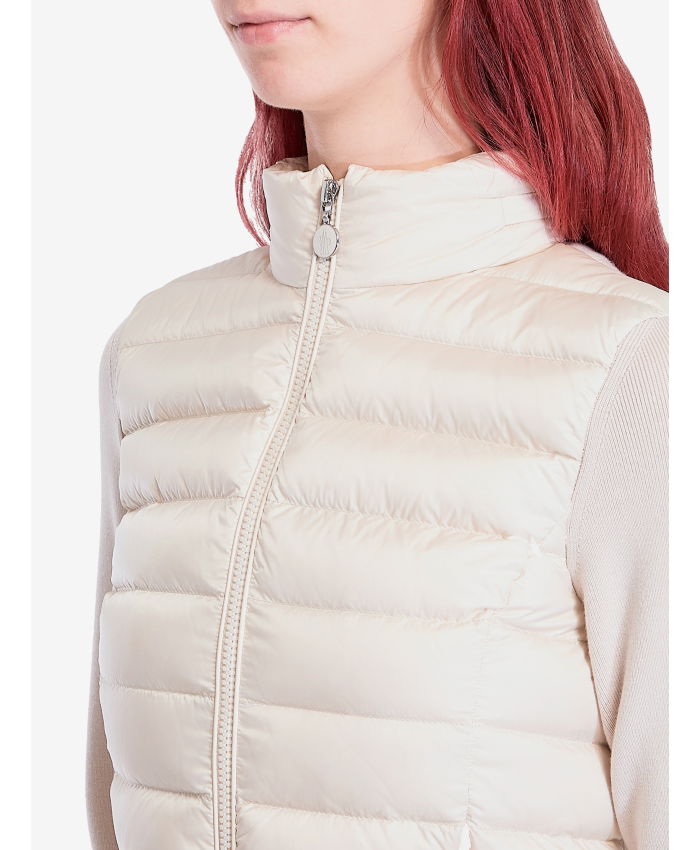 MONCLER - Padded jacket with knit back