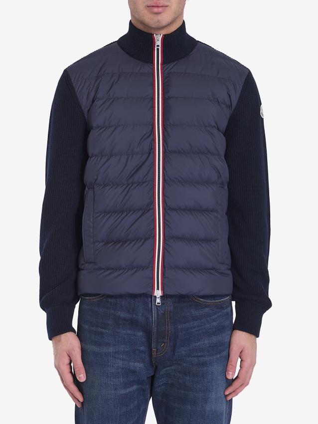 MONCLER - Knit down jacket