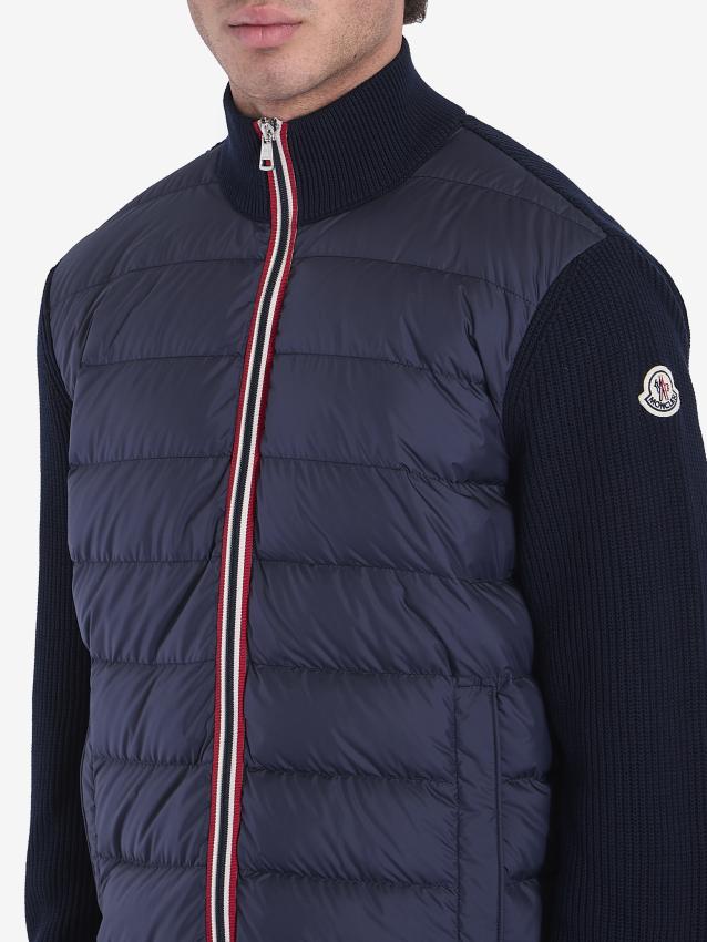 MONCLER - Knit down jacket