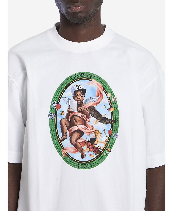 OFF WHITE - T-shirt Fresco Oval