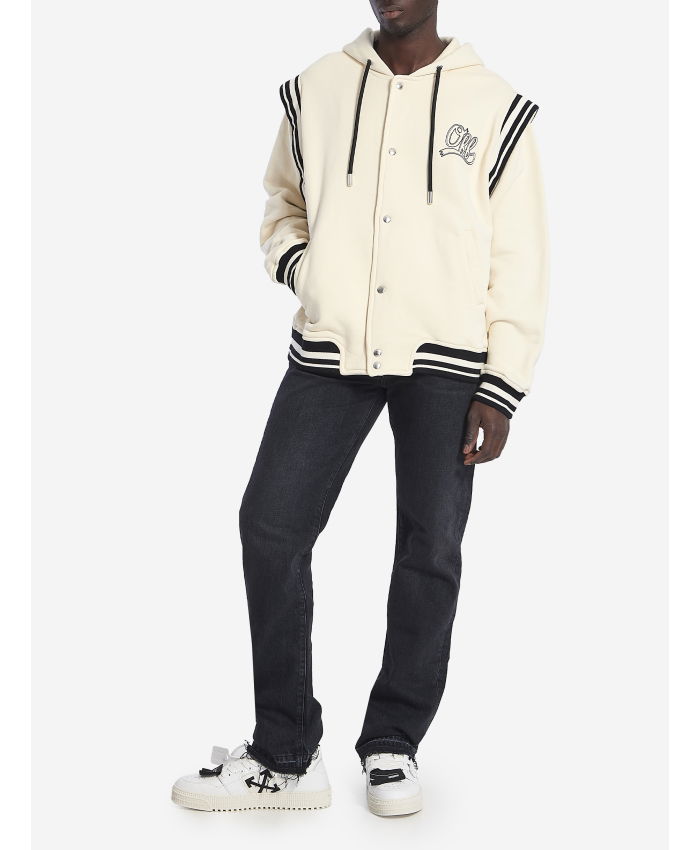 OFF WHITE - Varsity-style hoodie