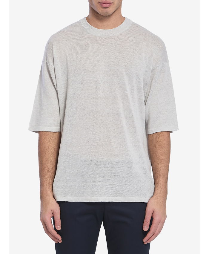 ROBERTO COLLINA - Linen t-shirt