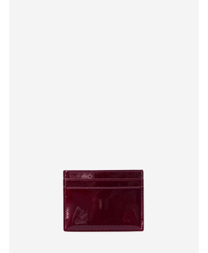 SAINT LAURENT - Patent leather card holder