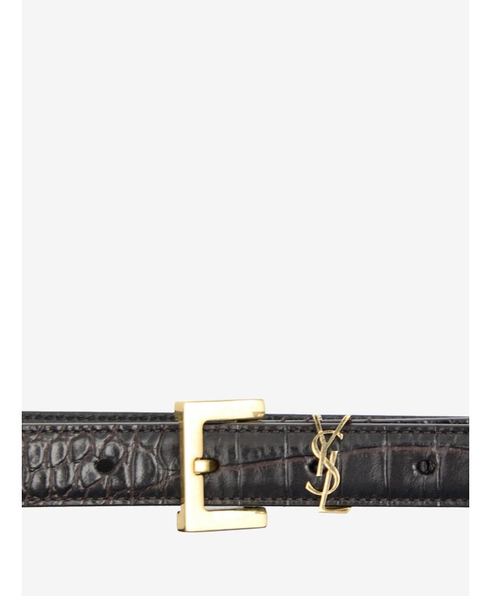 SAINT LAURENT - Cassandre thin belt