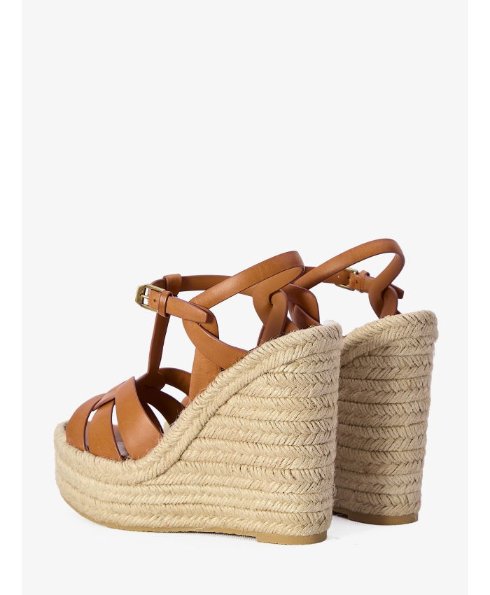 SAINT LAURENT - Tribute espadrilles wedge