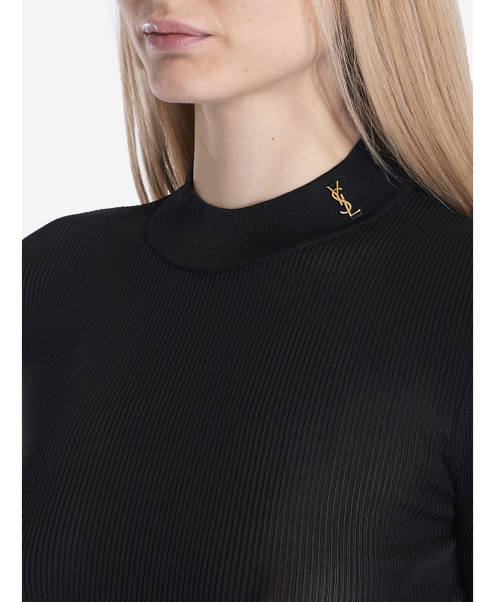 SAINT LAURENT - Ribbed sweater