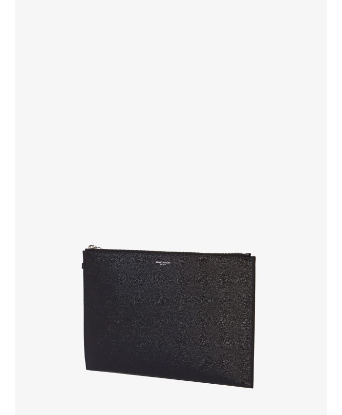 SAINT LAURENT - Leather tablet holder