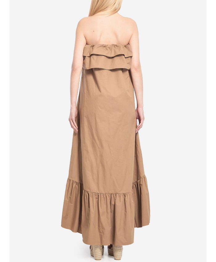 SAINT LAURENT - Maxi dress with ruffles