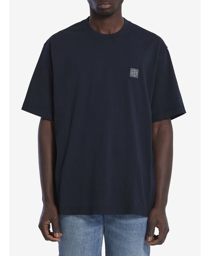 STONE ISLAND - Cotton t-shirt