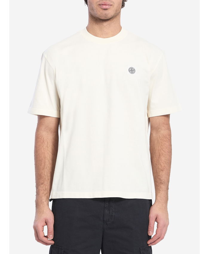 STONE ISLAND - Cotton t-shirt