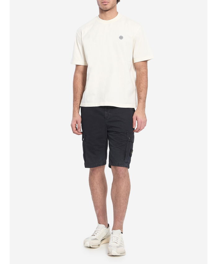 STONE ISLAND - Cotton t-shirt