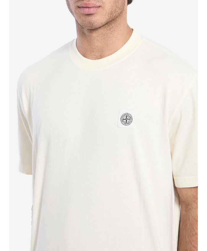 STONE ISLAND - Cotton t-shirt