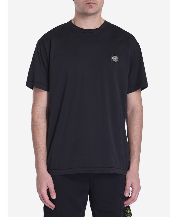 STONE ISLAND - Cotton t-shirt